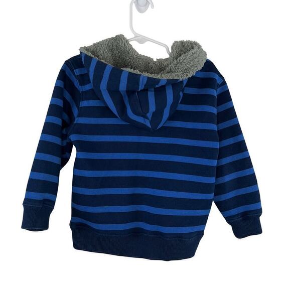 Disney Parks Striped Mickey Fleece Lined Full Zip Front Hoodie Size XXS - Picture 2 of 7